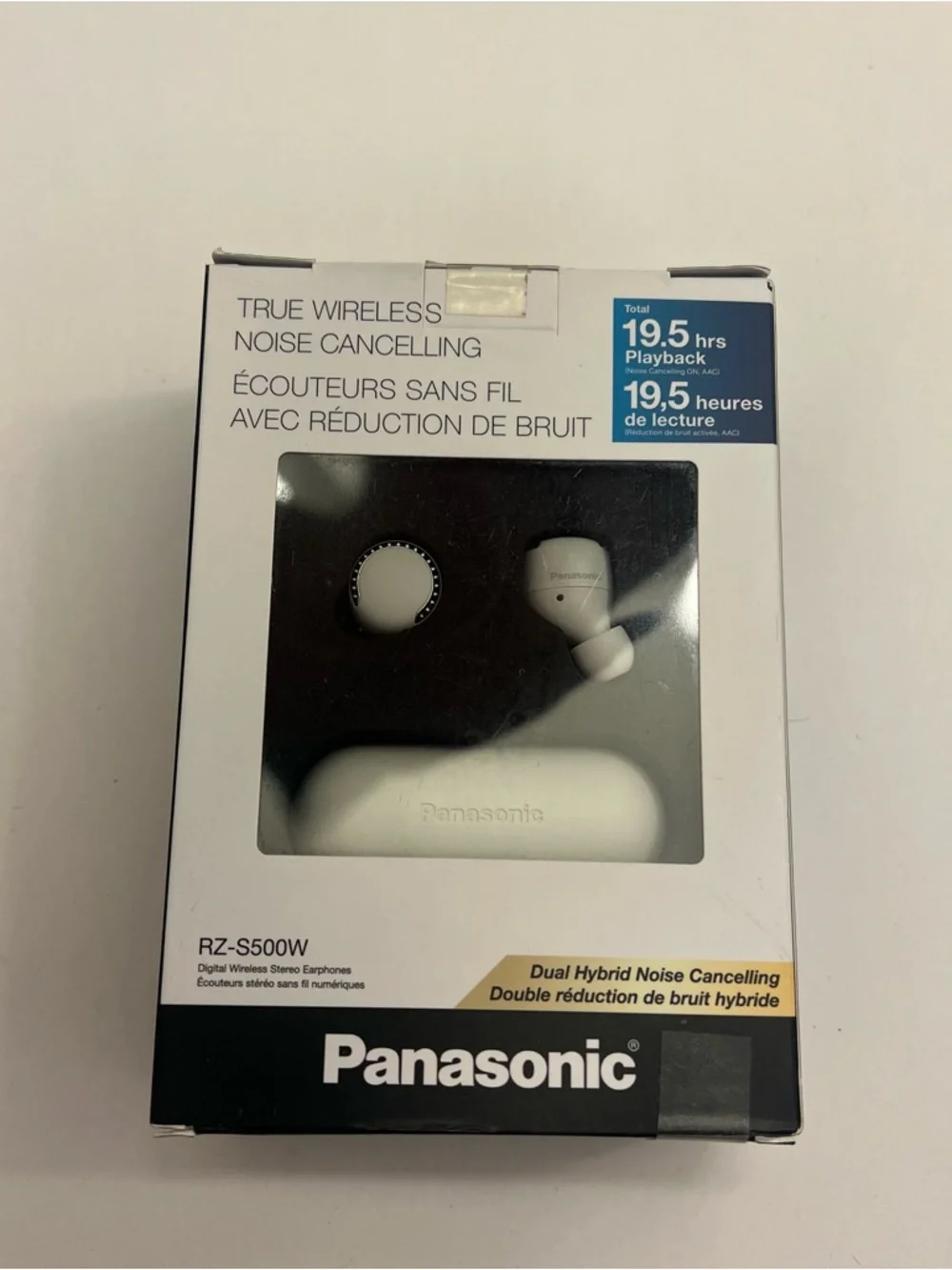 Panasonic RZ-S500W True Wireless Bluetooth Noise‎ Cancelling Earphones (White)
